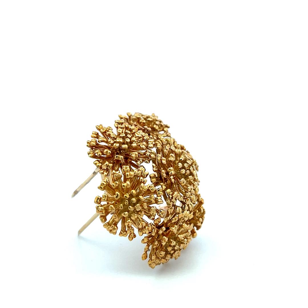Tiffany & Co Vintage 18K Yellow Gold Sea Life Pin Brooch 37 Grams