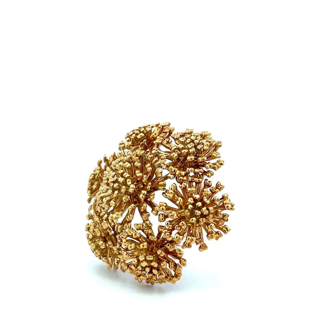 Tiffany & Co Vintage 18K Yellow Gold Sea Life Pin Brooch 37 Grams