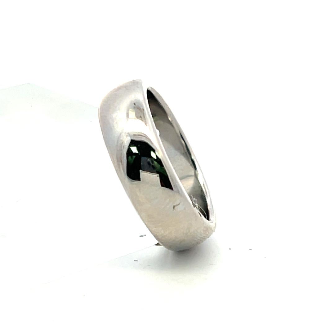 Tiffany & Co Vintage Platinum Band Ring 13.2 Grams 5.7 MM Wide Size 6