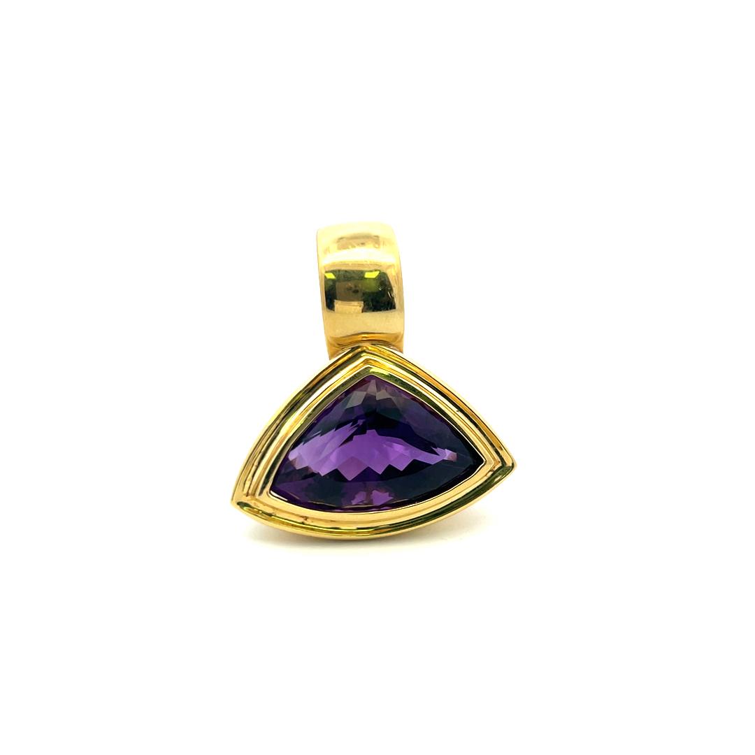 FOPE 18K YG Pendant Necklace and Bracelet Set with 3.25Ct. Diamonds Multi Gems