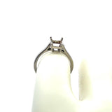 Tiffany & Co Vintage 3.90 Grams Size 6 Platinum Semi Mount Ring