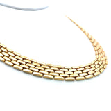 Vintage 78.10 Grams 17 Inch 18 Karat Yellow Gold Link Necklace