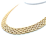 Vintage 78.10 Grams 17 Inch 18 Karat Yellow Gold Link Necklace