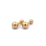 Tiffany & Co Vintage 9.10 Grams 14 Karat Yellow Gold Knotted Cufflinks