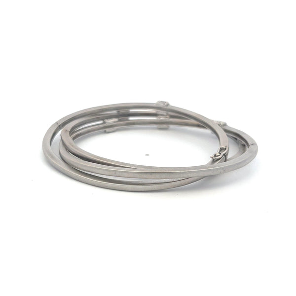0.30 Carat Round Brilliant H VS Diamond 18 Karat Gold Bangle Bracelet