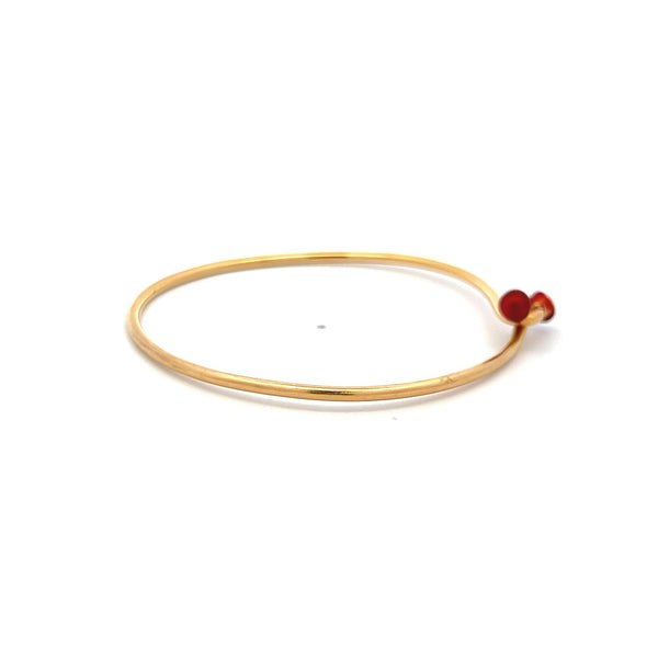 Gucci Vintage 10 Grams 18 Karat Yellow Gold Bangle Bracelet