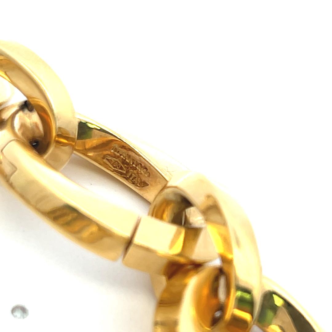 Tiffany & Co Vintage 209 Grams 18 Karat Yellow Gold Link Necklace