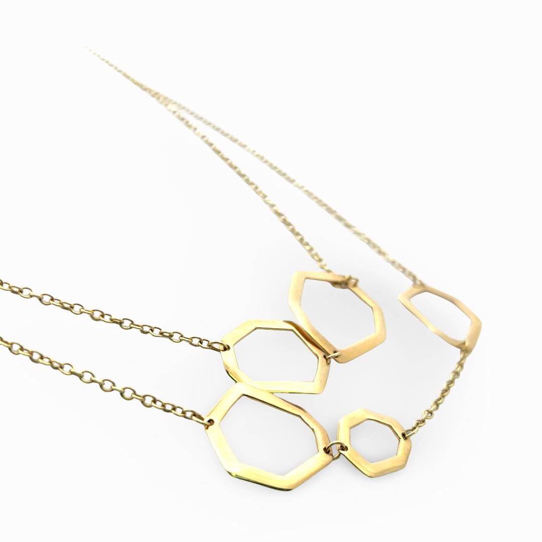Ippolita Vintage 18K Yellow Gold Station Necklace 48 Inch