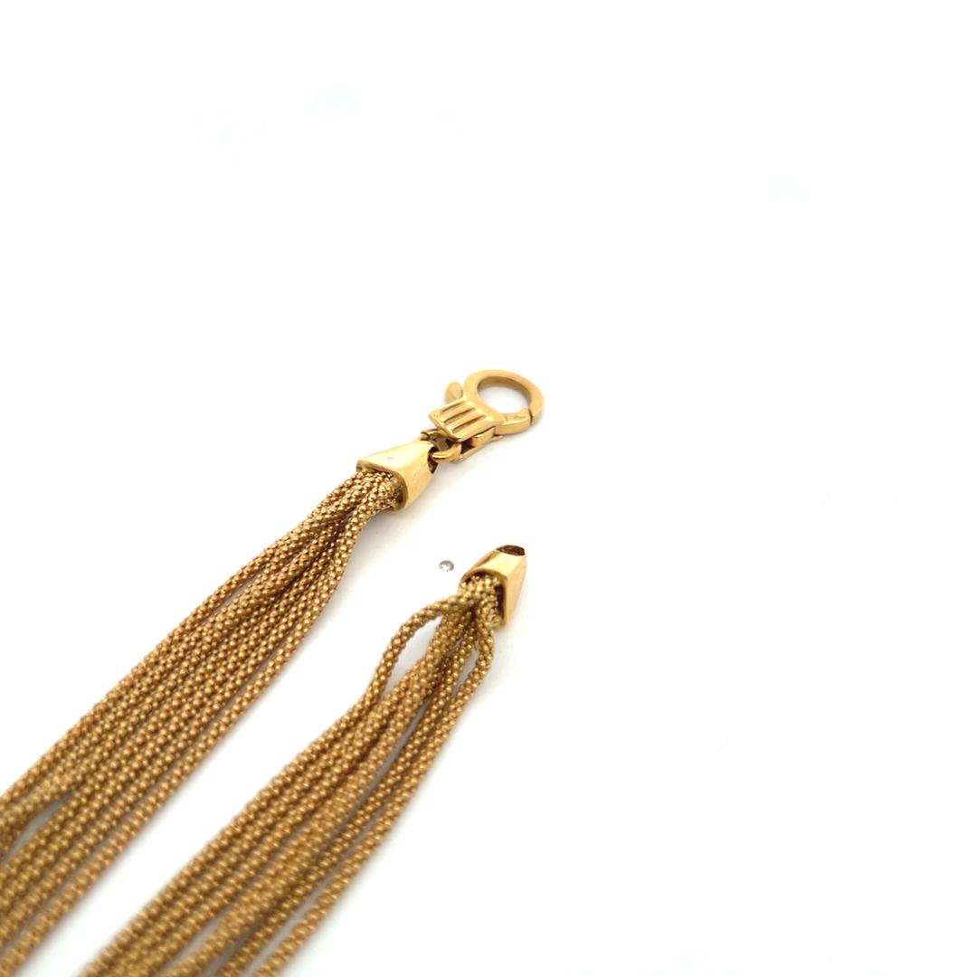 0.90 Carat Sapphire 0.40 Carat Round Brilliant Diamond 18K Gold Drop Necklace