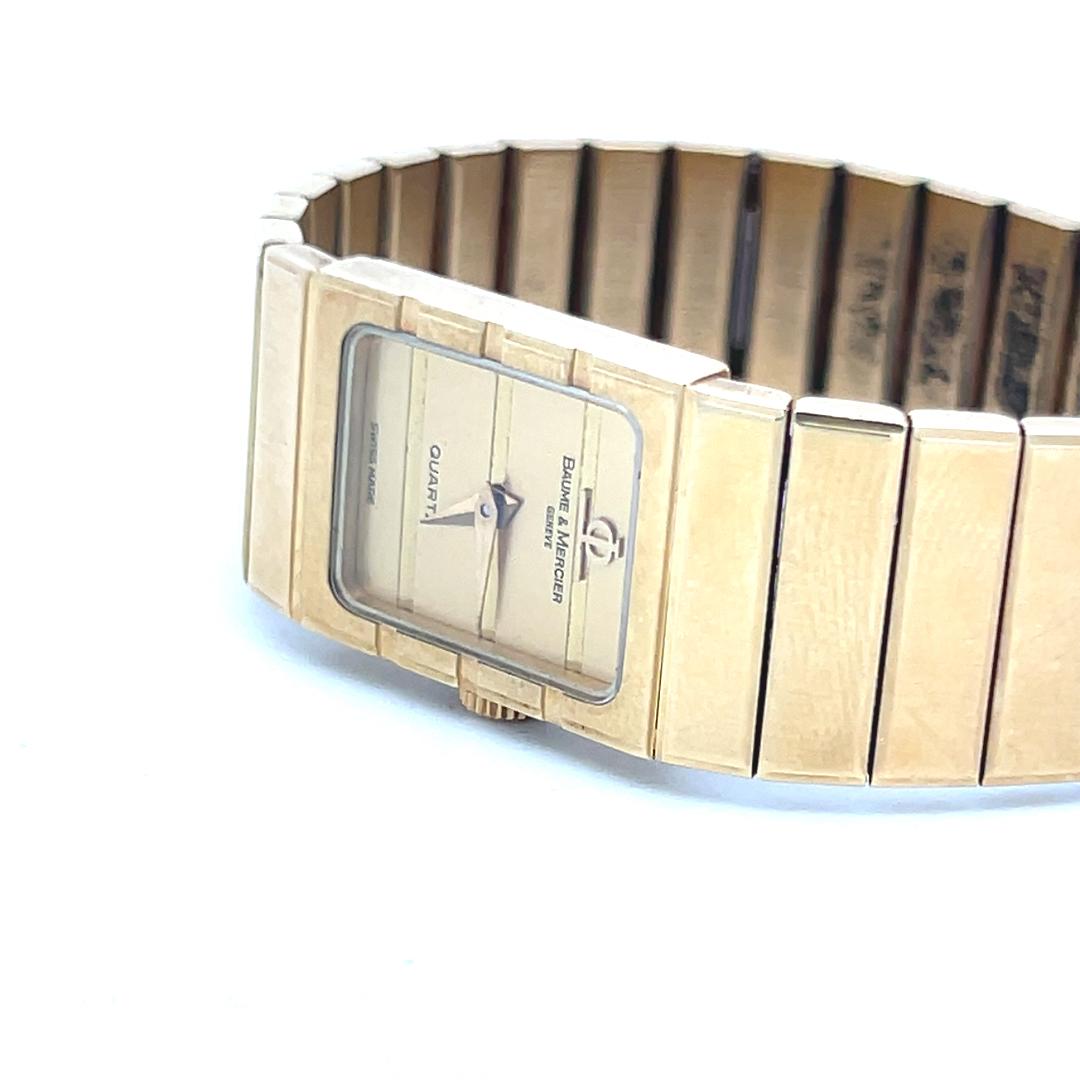 Baume & Mercier Vintage 41.44 Grams 18 Karat Yellow Gold Wrist Watches