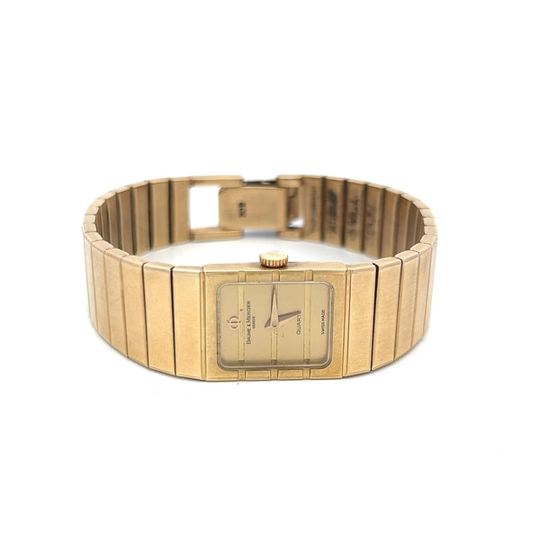 Baume & Mercier Vintage 41.44 Grams 18 Karat Yellow Gold Wrist Watches