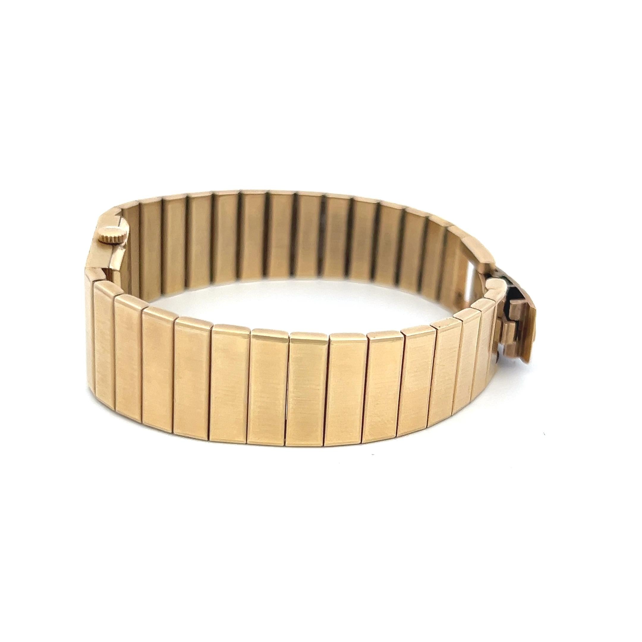 Baume & Mercier Vintage 41.44 Grams 18 Karat Yellow Gold Wrist Watches