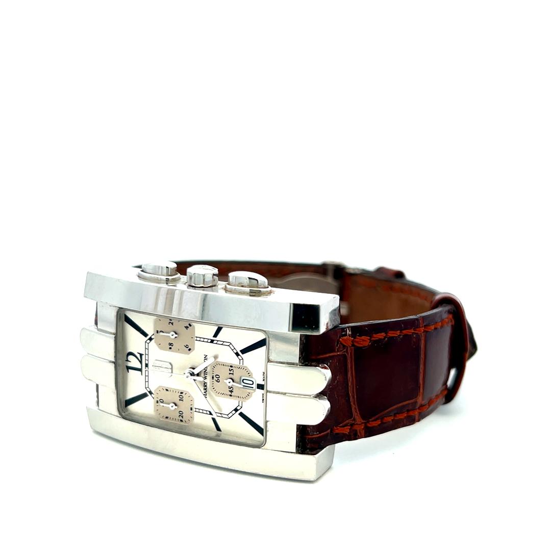 Harry Winston Vintage Avenue A 18K White Gold Wrist Watch