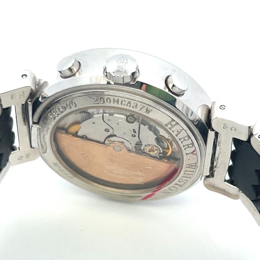 Harry Winston Premier Chronograph 18 Karat White Gold Wrist Watch