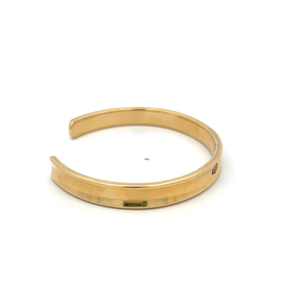 Tiffany & Co Vintage 30.60 Grams 6.25 Inches 18 Karat Yellow Gold Cuff Bracelet