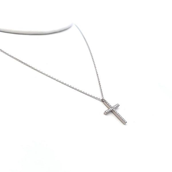 Tiffany & Co 0.14 Carat Round Brilliant Diamond 18K White Gold Pendant Necklace