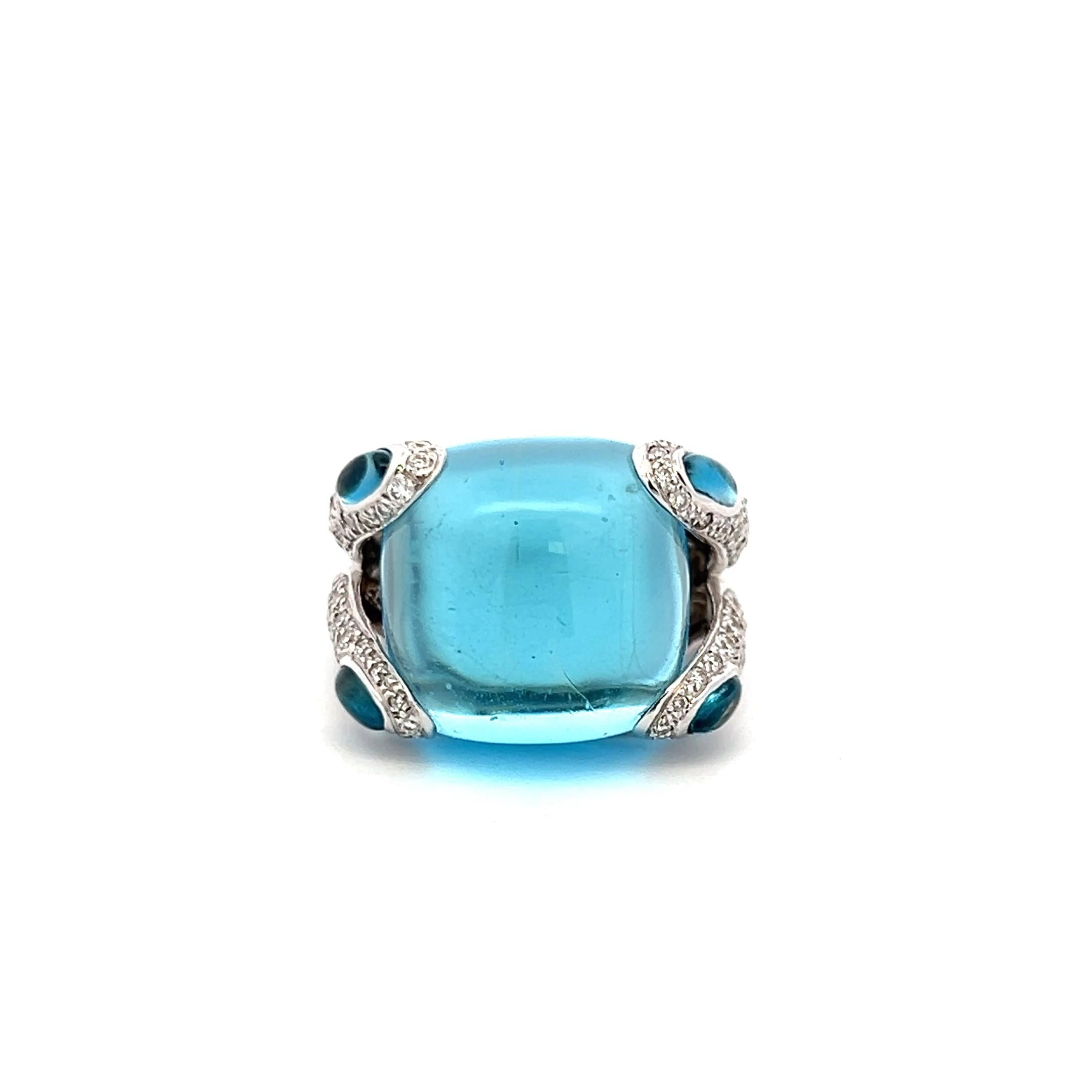 1.50 Carat Round Brilliant Diamond Platinum Cocktail Ring