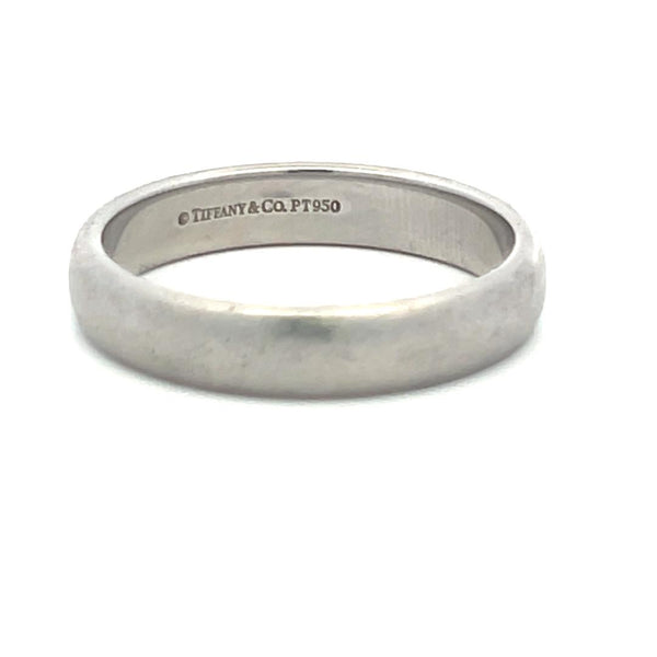 Tiffany & Co Vintage 10.30 Grams Size 11 Platinum Wedding Band Ring