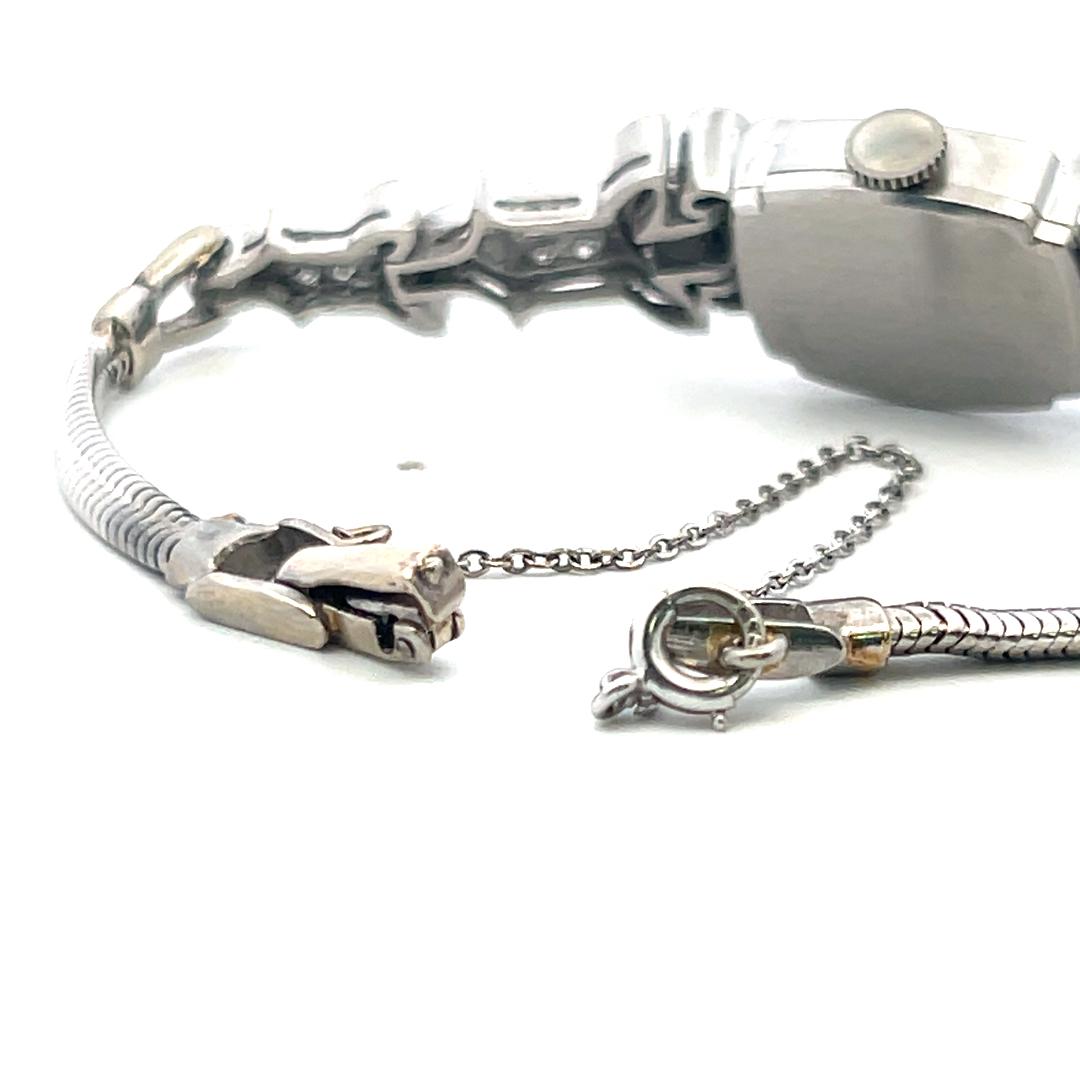 1.95 Carat Circular Brilliant Cut G VS Diamond Platinum Bracelet Watch