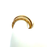 Bvlgari Vintage 9.5 Grams Size 9 18 Karat Yellow Gold Band Ring