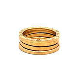 Bvlgari Vintage 9.5 Grams Size 9 18 Karat Yellow Gold Band Ring