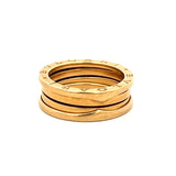 Bvlgari Vintage 9.5 Grams Size 9 18 Karat Yellow Gold Band Ring