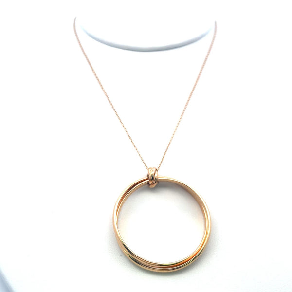 Tiffany & Co Vintage 15.80 Grams 18 Karat Rose Gold Pendant Necklace