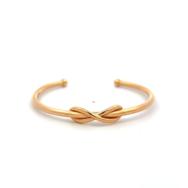 Tiffany & Co Size 5.75 inch 18 Karat Yellow Gold Cuff Bracelet