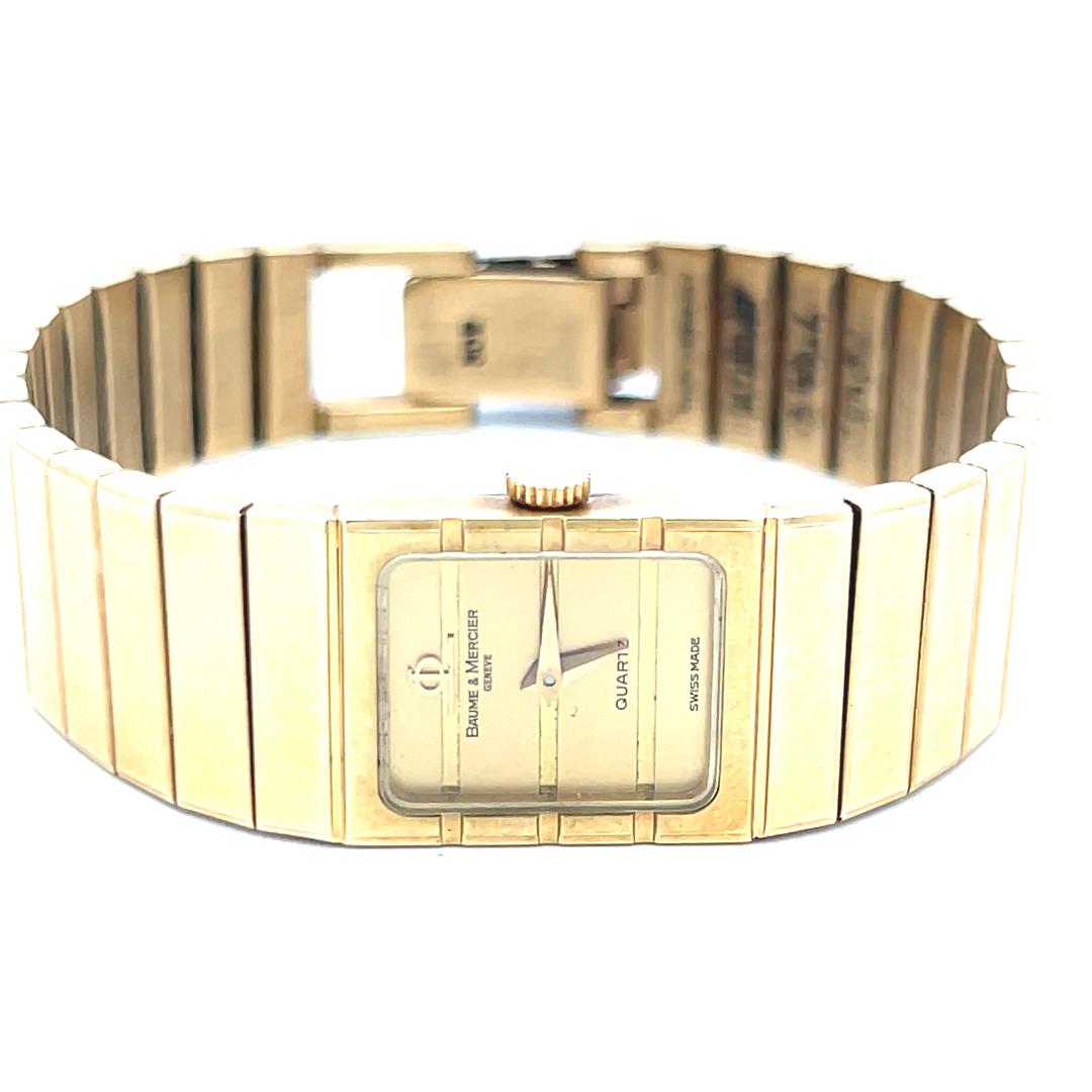 Baume & Mercier Vintage 41.44 Grams 18 Karat Yellow Gold Wrist Watches