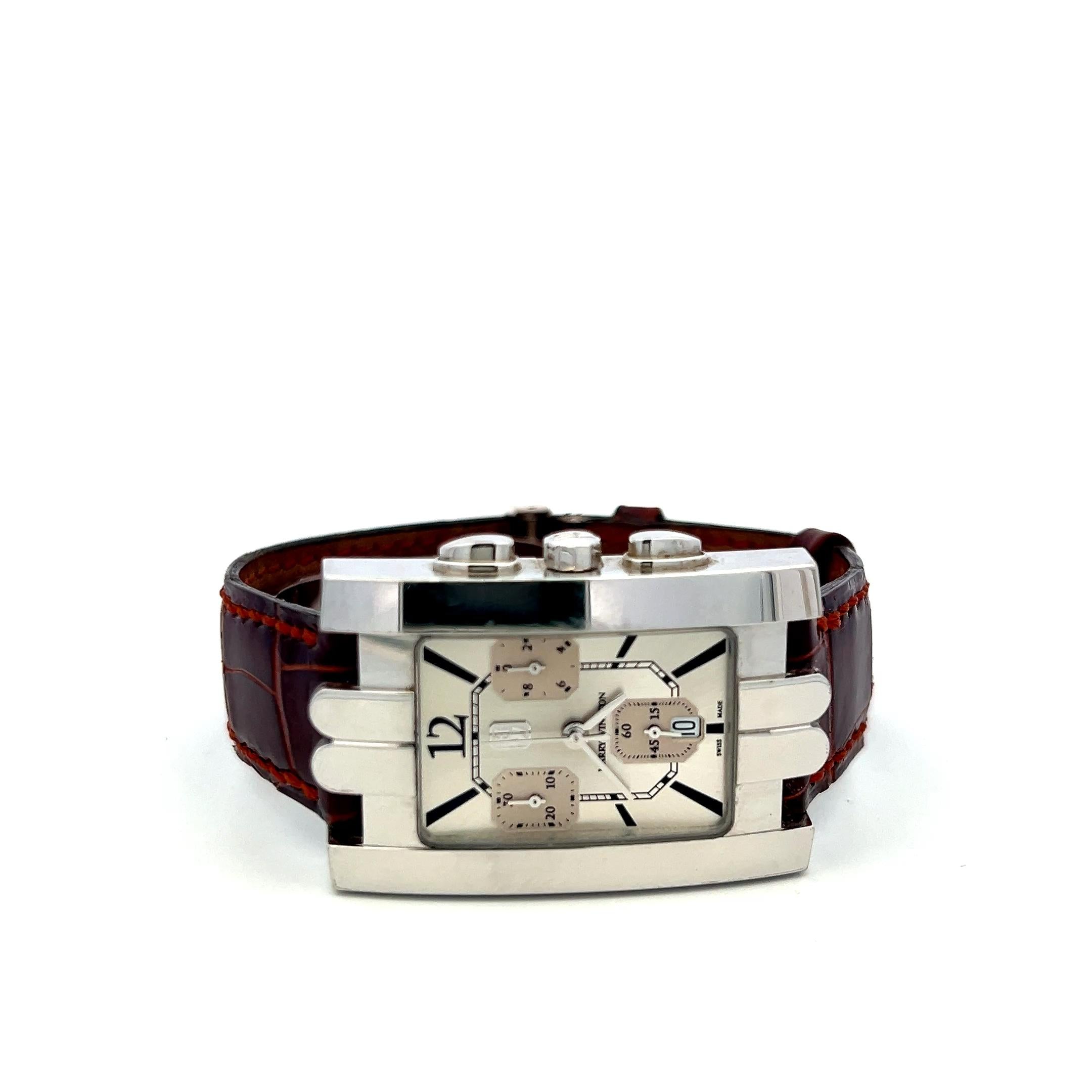 Harry Winston Vintage Avenue A 18K White Gold Wrist Watch