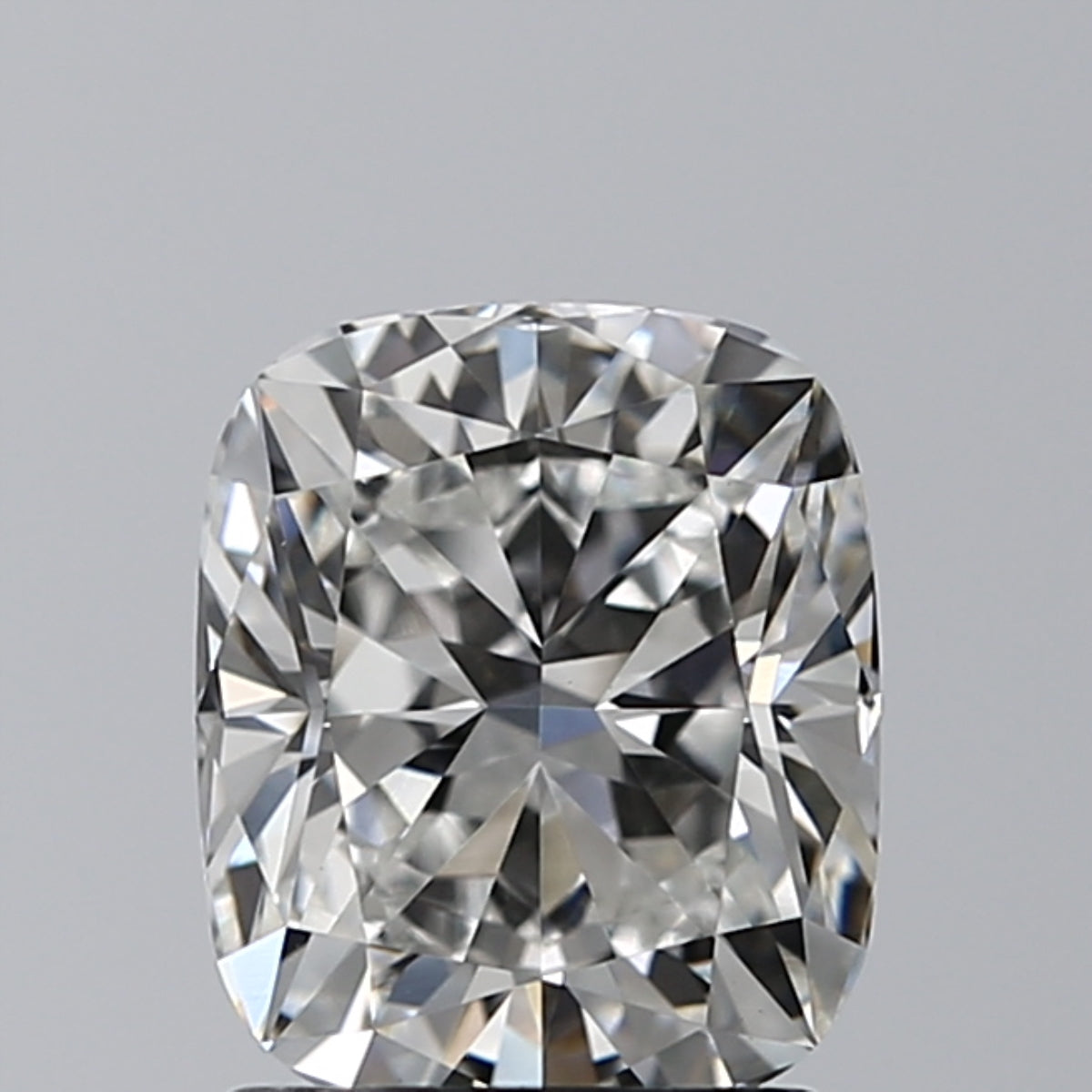 Lab-Grown 1.52 Carat Cushion Modified Brilliant Cut Diamond color F Clarity VS1, precious stones, engagement diamonds
