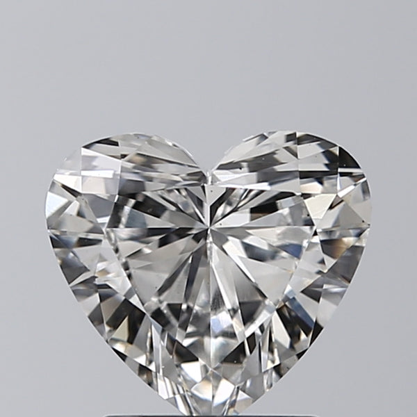 Lab-Grown 1.50 Carat Heart Shape Diamond color F Clarity VS2, precious stones, engagement diamonds