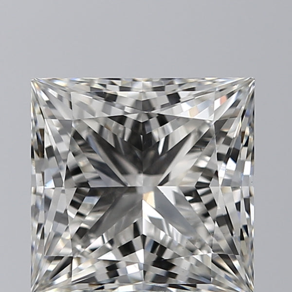 Lab-Grown 3.52 Carat Princess Cut Diamond color H Clarity VS1, precious stones, engagement diamonds