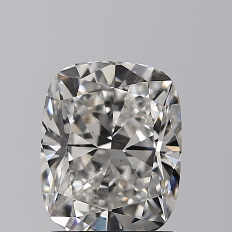 Lab-Grown 1.51 Carat Cushion Modified Brilliant Cut Diamond color G Clarity VS2, precious stones, engagement diamonds