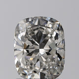 Lab-Grown 1.26 Carat Cushion Modified Brilliant Cut Diamond color G Clarity VVS2, precious stones, engagement diamonds