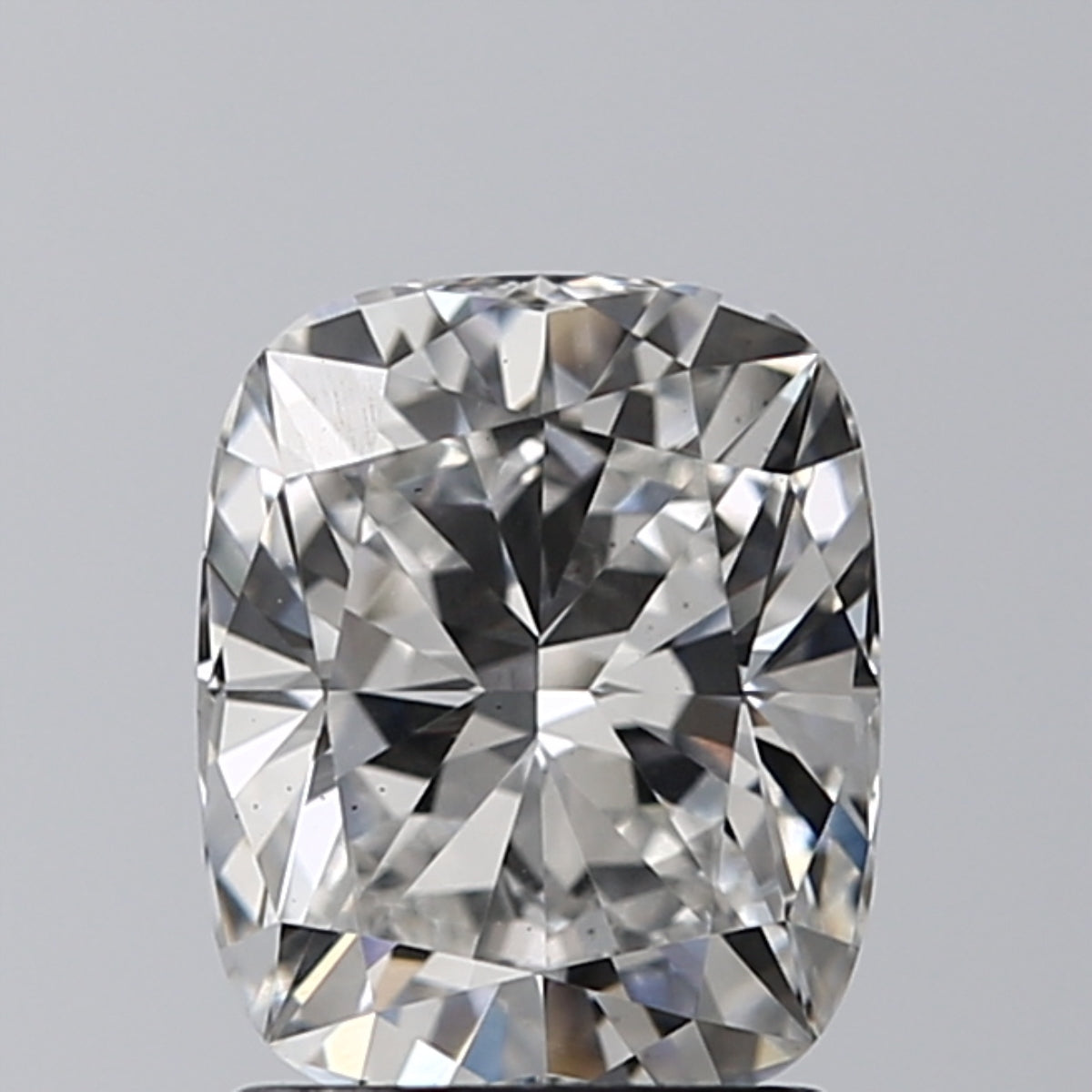 Lab-Grown 1.56 Carat Cushion Modified Brilliant Cut Diamond color G Clarity VS1, precious stones, engagement diamonds
