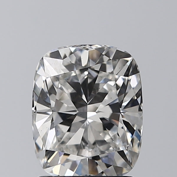 Lab-Grown 1.56 Carat Cushion Modified Brilliant Cut Diamond color G Clarity VS1, precious stones, engagement diamonds