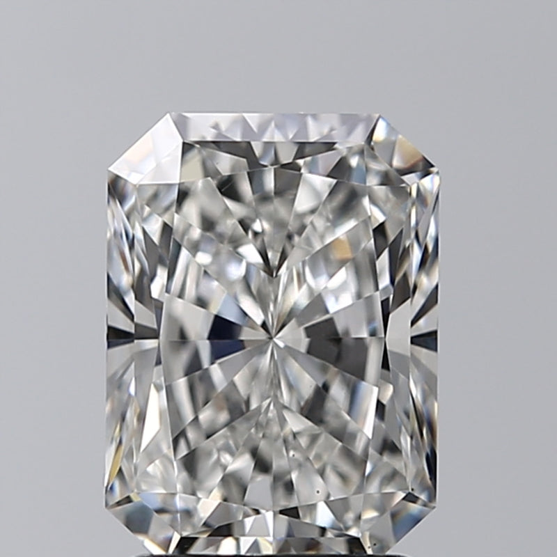 Lab-Grown 2.03 Carat Radiant Cut Diamond color G Clarity VS1, precious stones, engagement diamonds