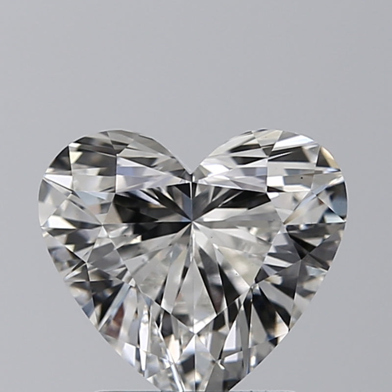 Lab-Grown 1.51 Carat Heart Shape Diamond color G Clarity VS1, precious stones, engagement diamonds