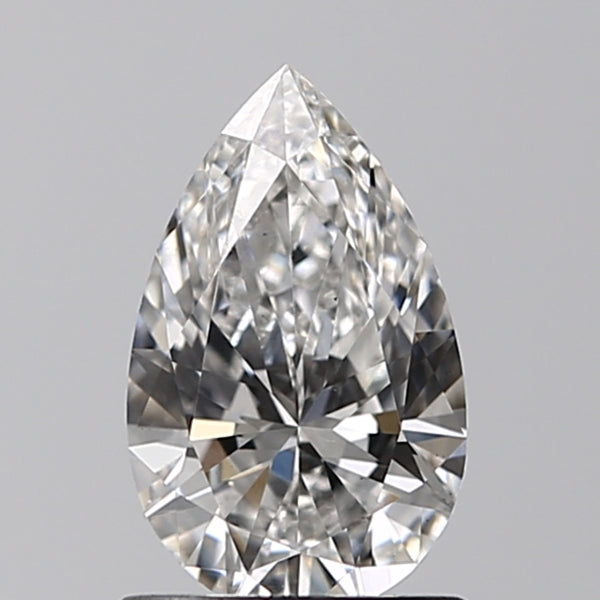 Lab-Grown 0.90 Carat Pear Shape Diamond color F Clarity VS1, precious stones, engagement diamonds