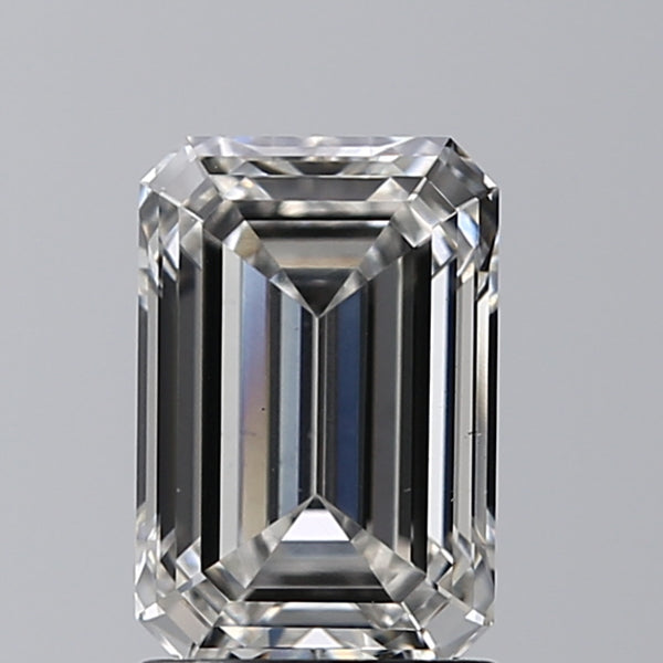 Lab-Grown 1.55 Carat Emerald Cut Diamond color G Clarity VS1, precious stones, engagement diamonds