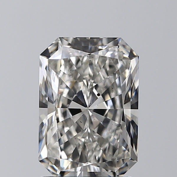Lab-Grown 1.66 Carat Radiant Cut Diamond color H Clarity SI1, precious stones, engagement diamonds