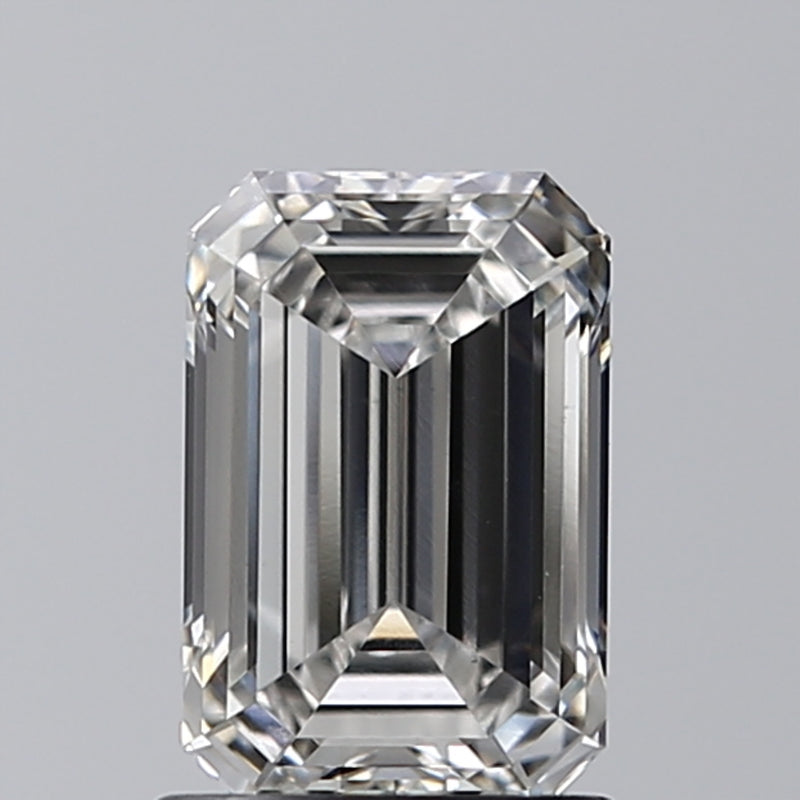 Lab-Grown 1.23 Carat Emerald Cut Diamond color G Clarity VS1, precious stones, engagement diamonds