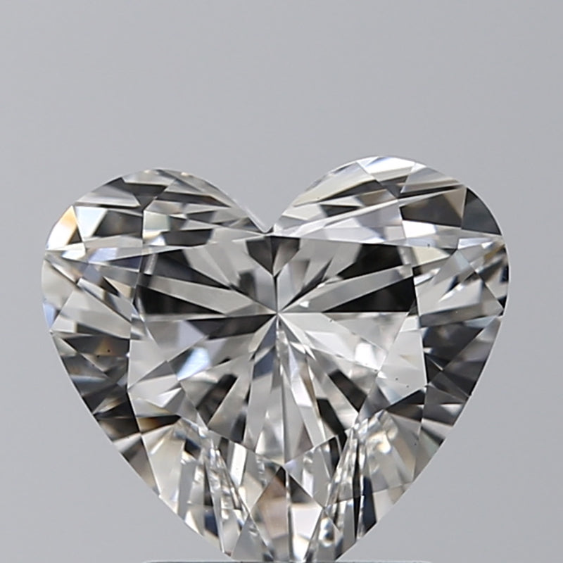 Lab-Grown 1.74 Carat Heart Shape Diamond color F Clarity VS1, precious stones, engagement diamonds