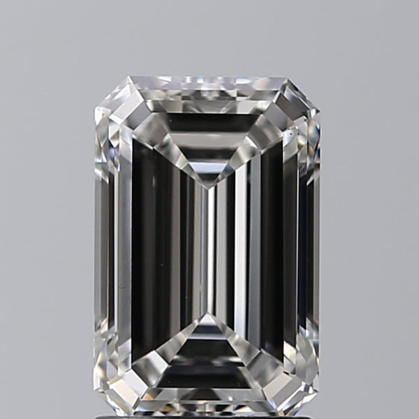 Lab-Grown 1.70 Carat Emerald Cut Diamond color G Clarity VS1, precious stones, engagement diamonds