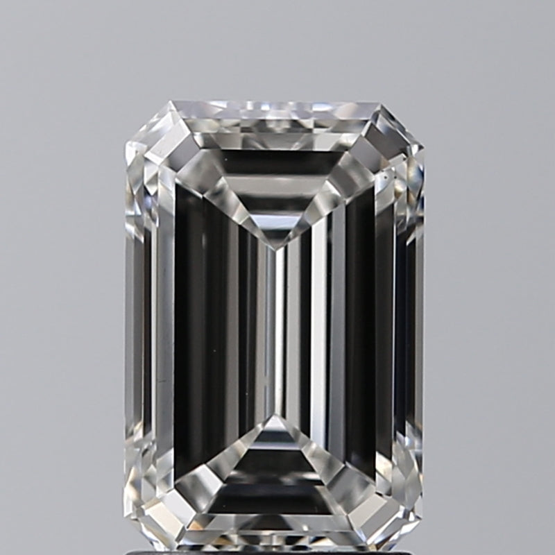 Lab-Grown 1.70 Carat Emerald Cut Diamond color G Clarity VS1, precious stones, engagement diamonds