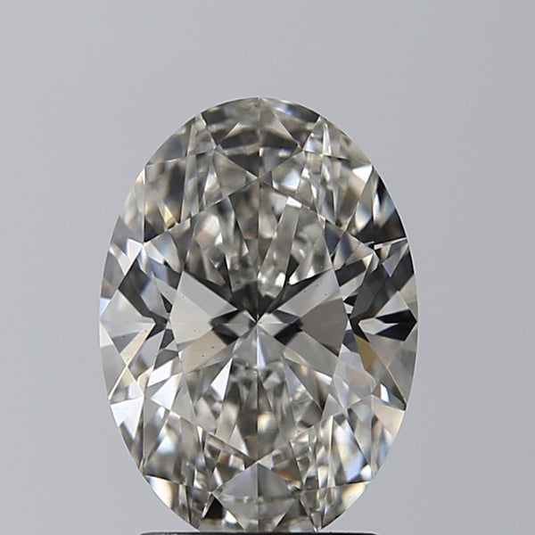 Lab-Grown 2.10 Carat Oval Shape Diamond color H Clarity VS1, precious stones, engagement diamonds