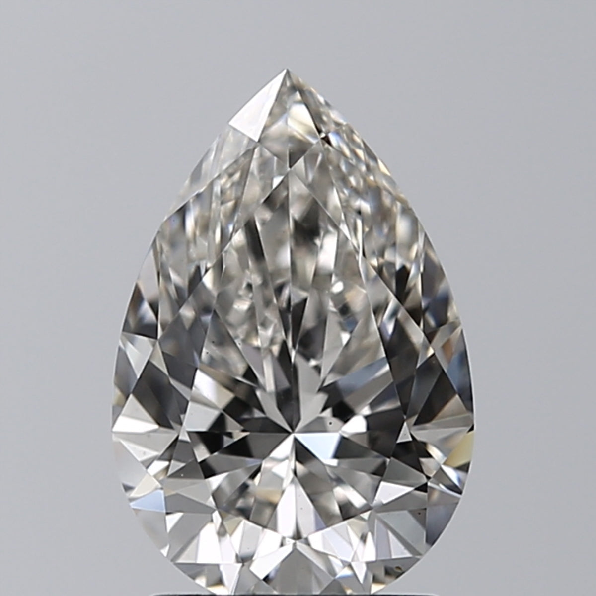 Lab-Grown 1.70 Carat Pear Shape Diamond color H Clarity VS1 With GIA Certificate, precious stones, engagement diamonds