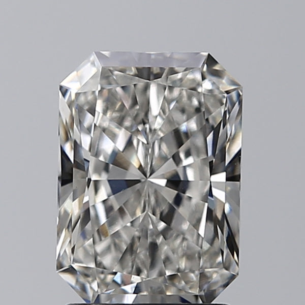 Lab-Grown 1.71 Carat Radiant Cut Diamond color G Clarity VVS2 With GIA Certificate, precious stones, engagement diamonds