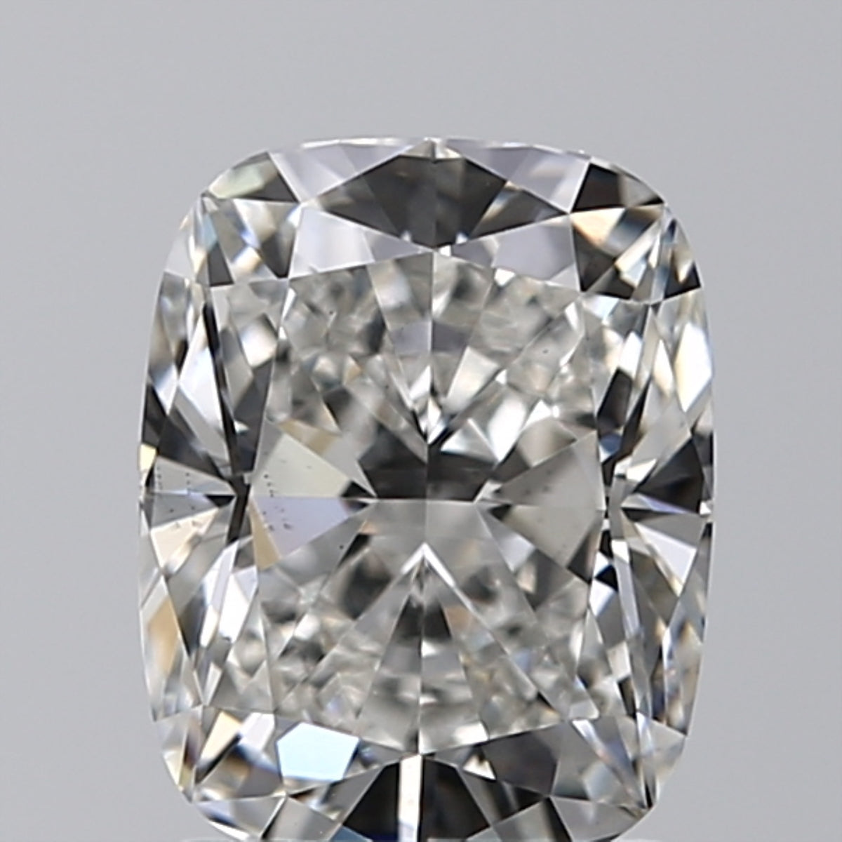 Lab-Grown 1.70 Carat Cushion Modified Brilliant Cut Diamond color G Clarity VS2 With GIA Certificate, precious stones, engagement diamonds